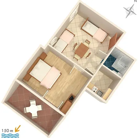 Apartman With A Parking Space Biograd Na Moru, Biograd - 862